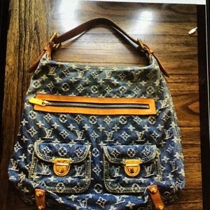 LV Blue Denim Baggy GM